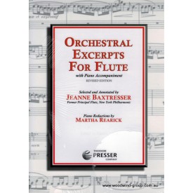 Baxtresser J. Orchestral Excerpts For Flute  Pno Acc. (Presser)