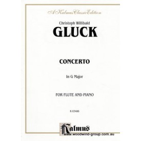 Gluck Concerto in G Major for Fl/Pno (Kalmus)